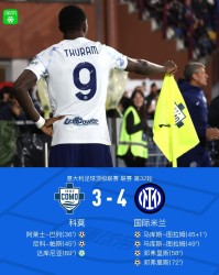 MK体育-剑南春丨国米让二追四4-3科莫，图拉姆、邓弗里斯各进两球